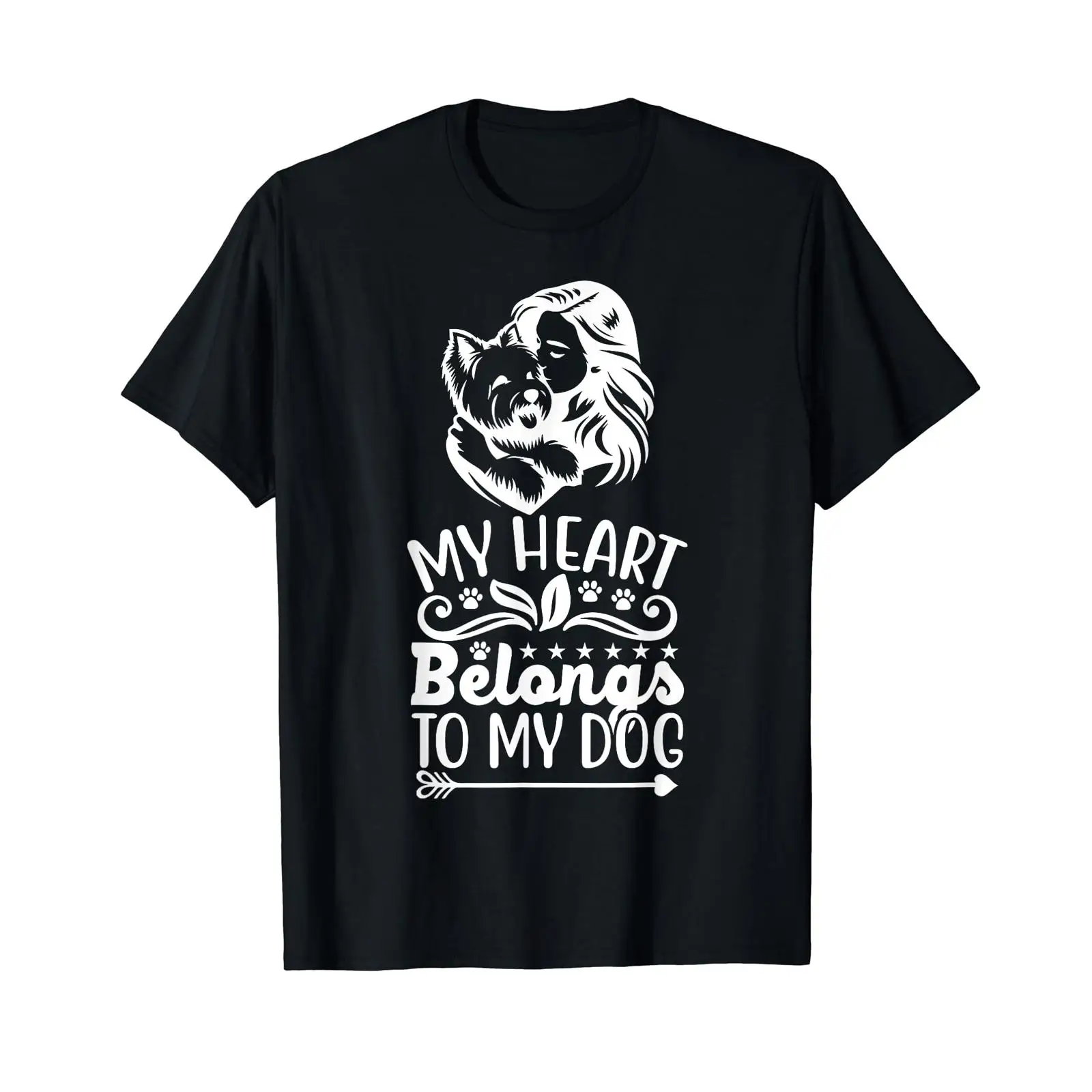 Men'S Fashion Websites - 내 마음은 내 웹사이트의 강아지 티셔츠에