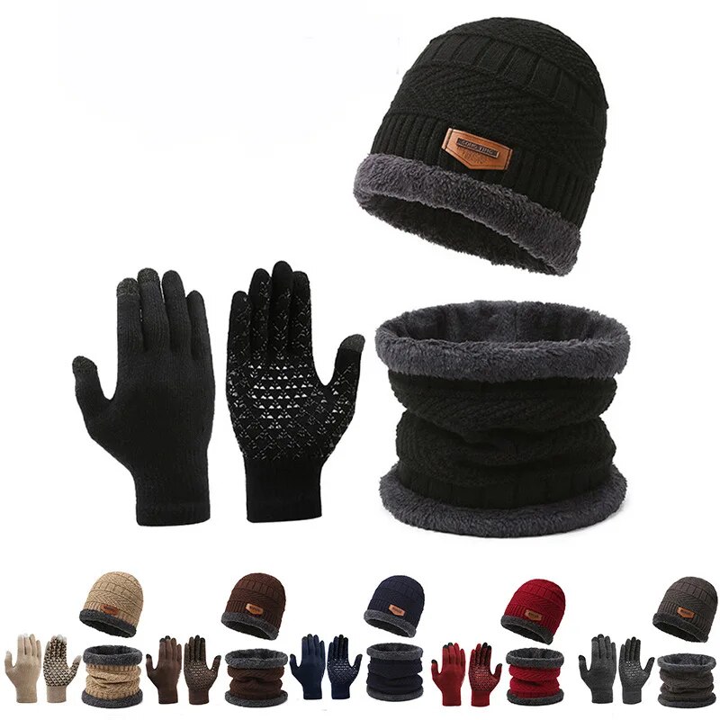 Men'S Fashion Websites - 남성용 방풍 모자, 야외 겨울 스카프,