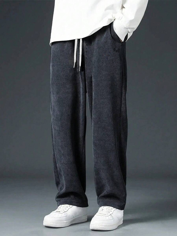 Men'S Fashion Khaki Pants - 스트레이트 코듀로이 클래식 남성 바지 카키
