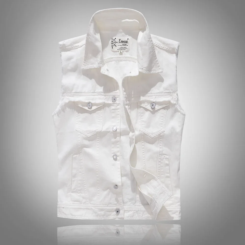 Men'S Fashion Vest With Jeans - 팝 썸머 뉴 패션 남성 아메리칸