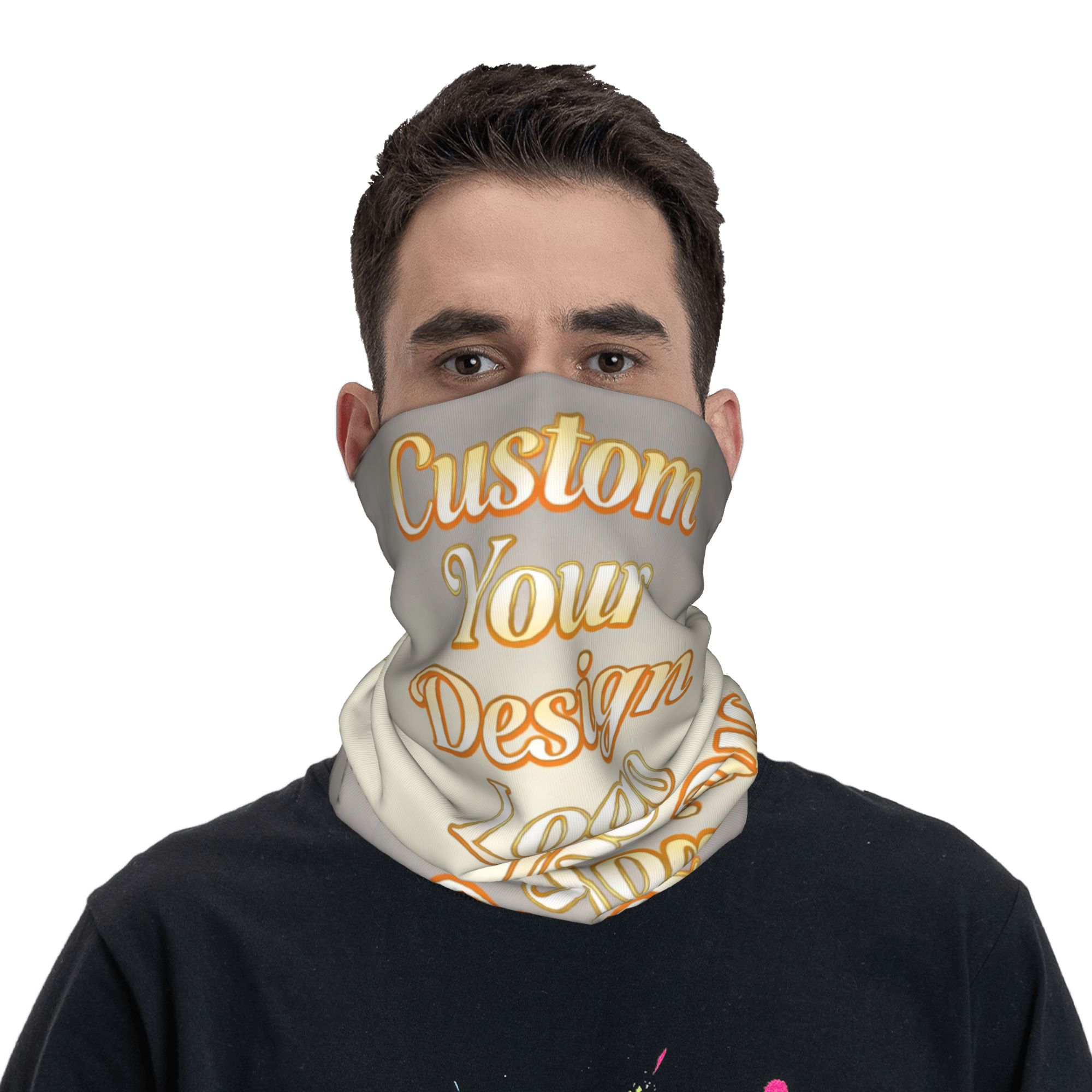 Men'S Fashion Logo - 사진 이름이 새겨진 맞춤형 반다나 넥