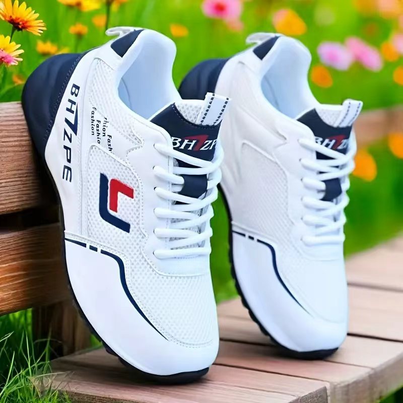 Men'S Fashion Online - 남성용 세련된 로우탑 컬러 블록 통기성