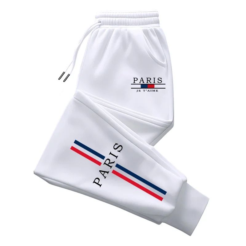 Paris Men'S Fashion - 파리 패션 남성용 스웨트 팬츠, 사계절용,