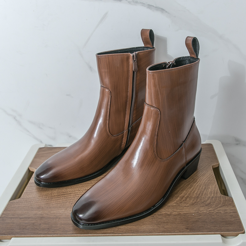 클래식 편안한 앵클 부츠 패션 남성 캐주얼 가죽 첼시  - Men'S Fashion Online 리뷰 및 가격