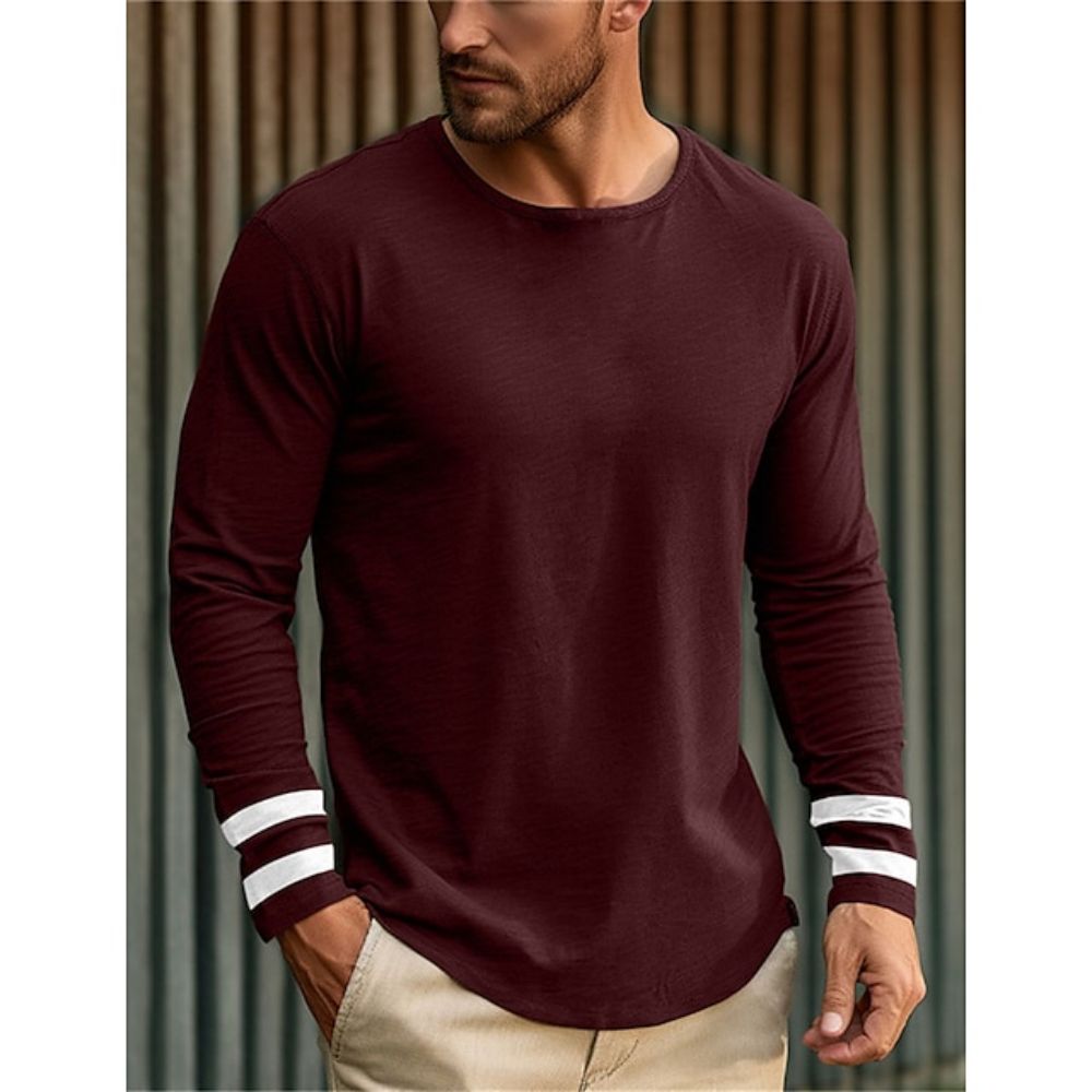 캐주얼 심플 스타일 남성 티셔츠 스트리트 트렌드 데일리 - Mens Fashion Style 리뷰 및 가격