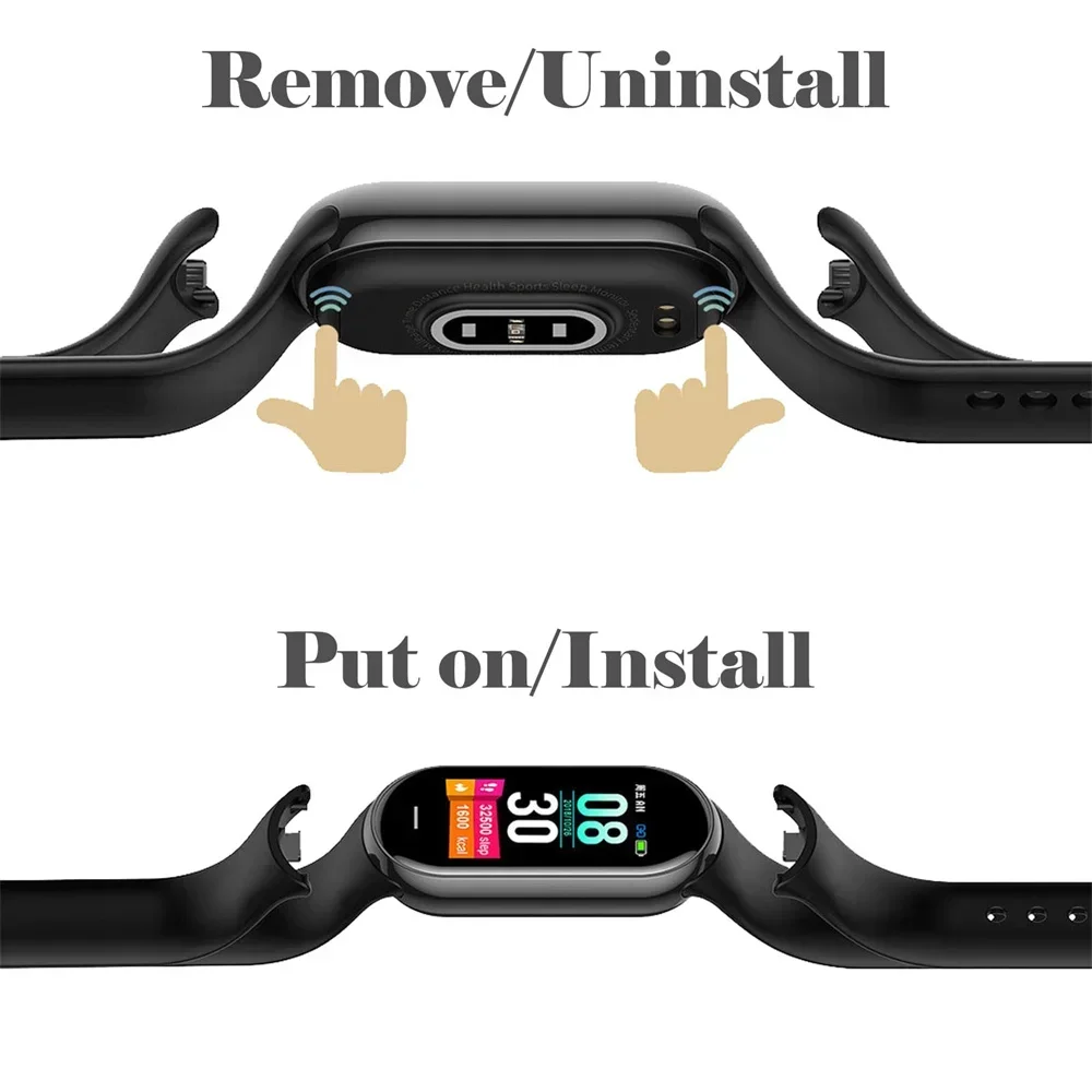 Xiaomi Mi band 8-8 NFC 교체 용 실리 - Men'S Fashion Websites 리뷰 및 가격