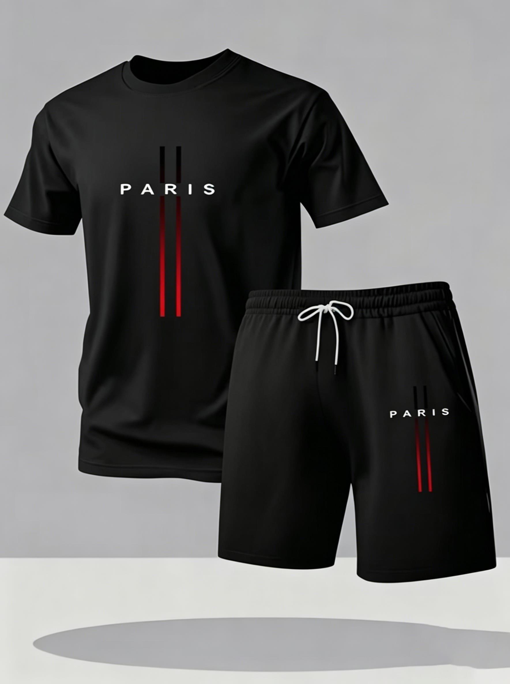 남성용 퀵 드라이 2피스 스포츠 트레이닝복 미니멀 파리 - Paris Men'S Fashion 리뷰 및 가격