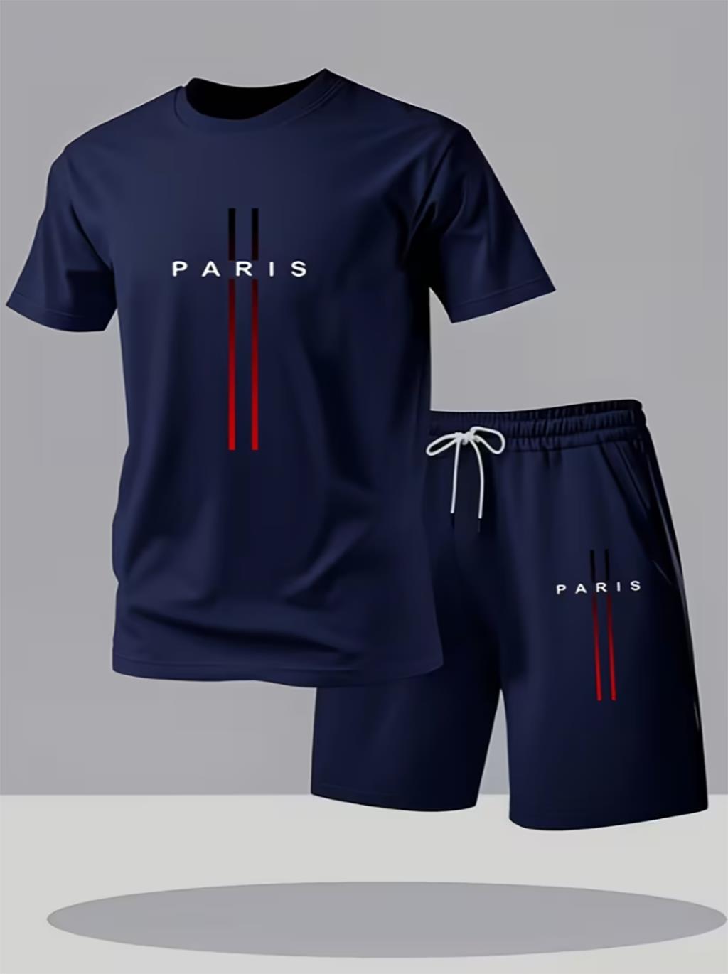 남성용 퀵 드라이 2피스 스포츠 트레이닝복 미니멀 파리 - Paris Men'S Fashion 리뷰 및 가격