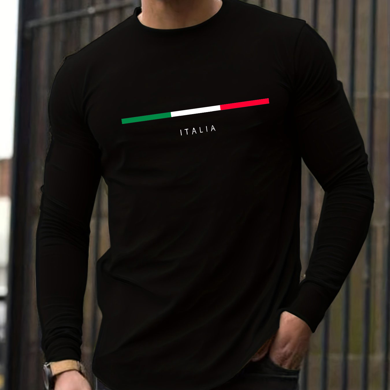 100% 순면 남성용 긴팔 라운드넥 루즈핏 이탈리아 패 - Men'S Fashion Undershirt 리뷰 및 가격