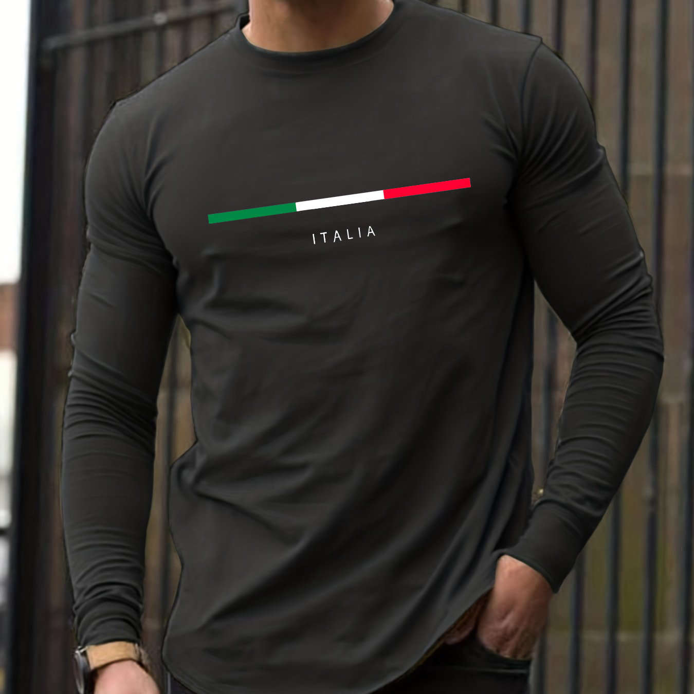 100% 순면 남성용 긴팔 라운드넥 루즈핏 이탈리아 패 - Men'S Fashion Undershirt 리뷰 및 가격