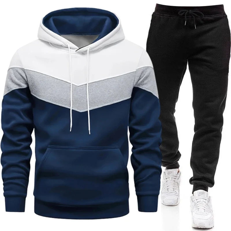 남성용 트랙수트 후드 스웨트셔츠 블랙 스웨트팬츠 가을  - Jogger Sweatpants Men 리뷰 및 가격
