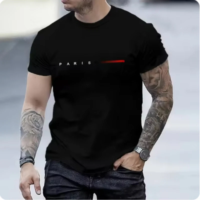 파리 남성 캐주얼 수트 봄 여름 신상 레터 프린트 아메 - Paris Men'S Fashion 리뷰 및 가격