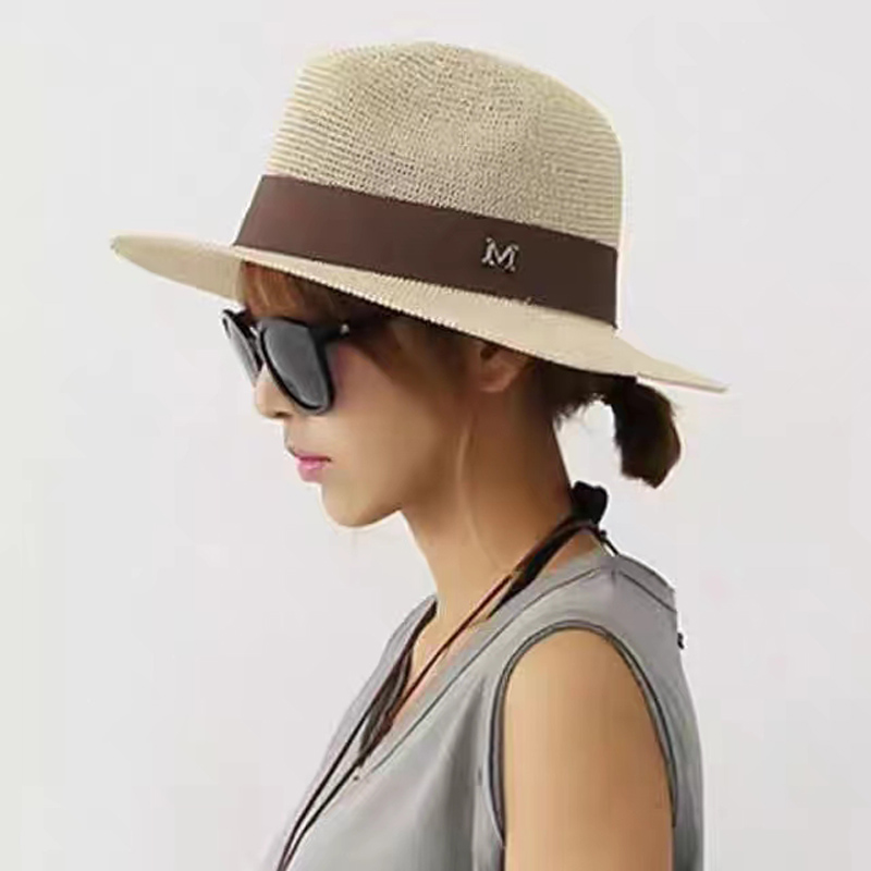 UV 남성 패션 레터 M 빨대 모자, 파나마 용수철,  - Mens Fashion Bucket Hat 리뷰 및 가격