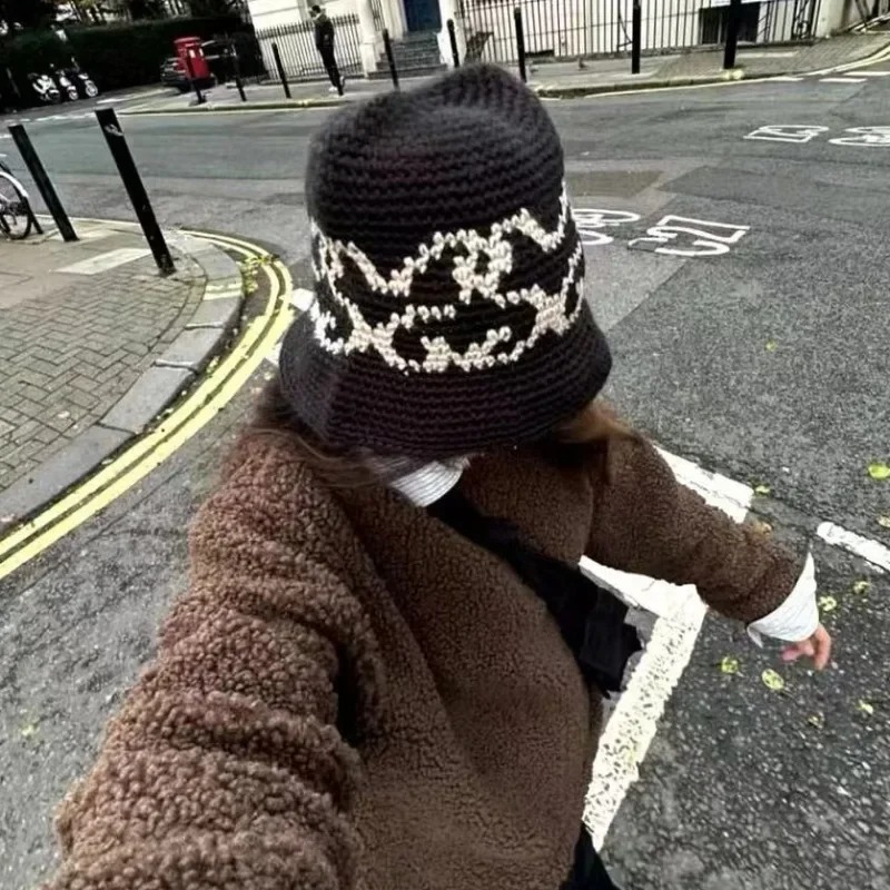 손으로 짠 크로셰 자카드 버킷햇 남녀공용 가을 겨울 여 - Mens Fashion Bucket Hat 리뷰 및 가격