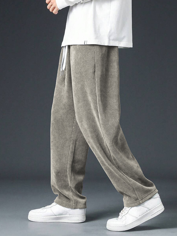 스트레이트 코듀로이 클래식 남성 바지 카키 블랙 그레이 - Men'S Fashion Khaki Pants 리뷰 및 가격