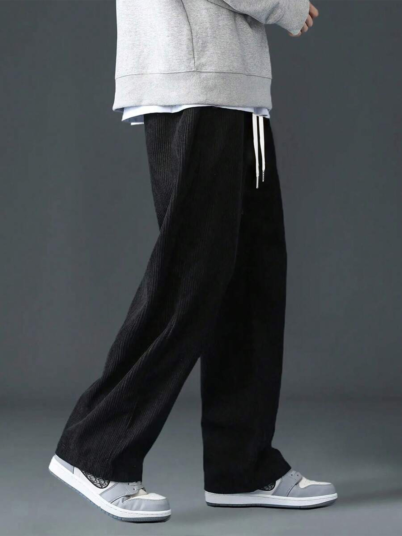 스트레이트 코듀로이 클래식 남성 바지 카키 블랙 그레이 - Men'S Fashion Khaki Pants 리뷰 및 가격