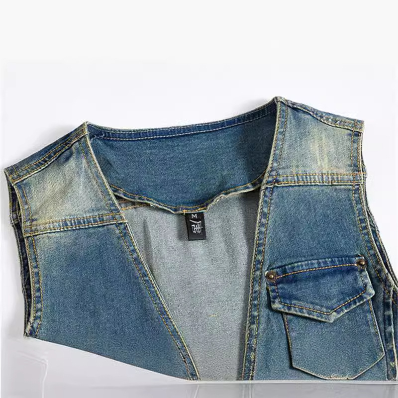 봄 가을 새로운 패션 남자 v-nevk 튀는 잉크 빈티 - Men'S Fashion Vest With Jeans 리뷰 및 가격