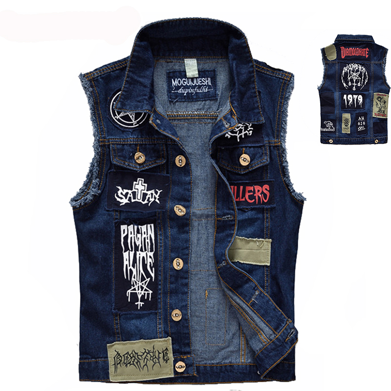 남성용 클래식 빈티지 청바지 조끼, 민소매 재킷, 패션 - Men'S Fashion Vest With Jeans 리뷰 및 가격