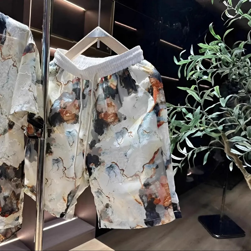 세련되고 캐주얼한 남성용 신상 고급 트렌디 프린트 반바 - Men'S Fashion Undershirt 리뷰 및 가격