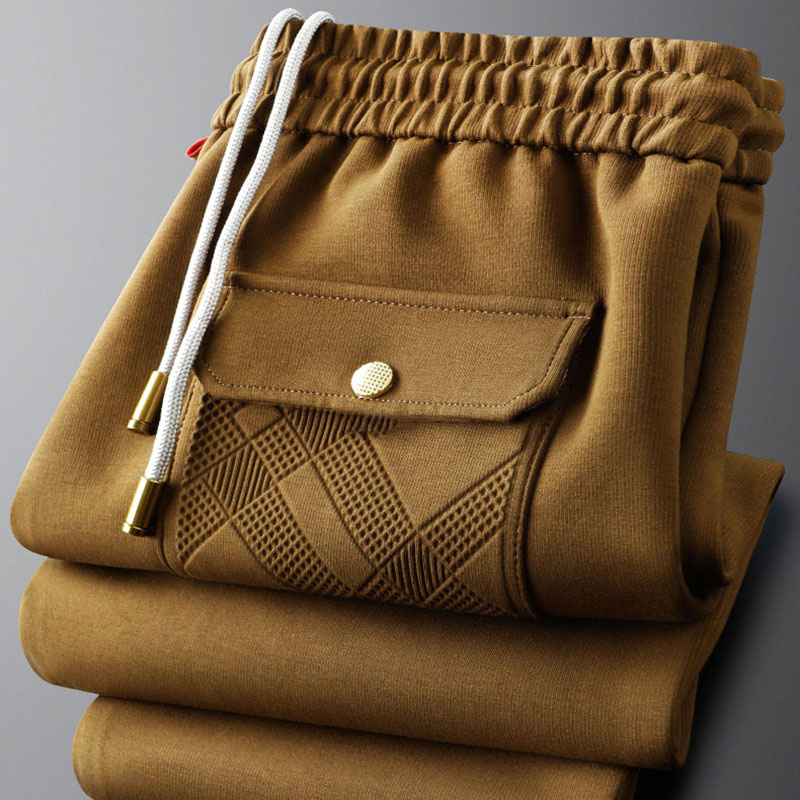 카키 캐주얼 스웻팬츠 남성용 코르셋 니트, 플립 포켓  - Men'S Fashion Khaki Pants 리뷰 및 가격