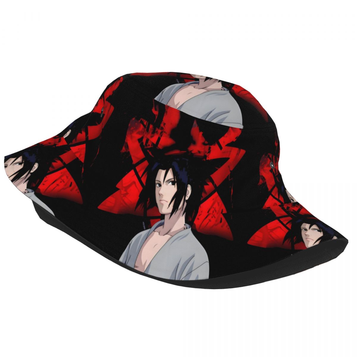 커스텀 레트로 N-나루토 S-사스케 만화 캐릭터 버킷햇 - Mens Fashion Bucket Hat 리뷰 및 가격