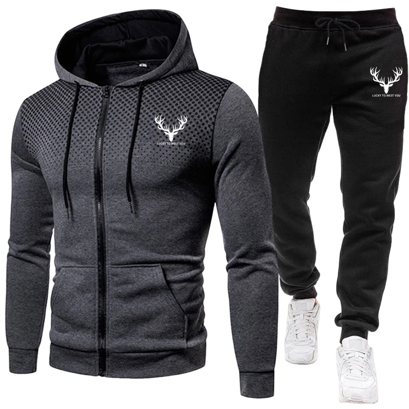 2026 신상 남성 세트 지퍼 후드티와 블랙 스웨트팬츠 - Jogger Sweatpants Men 리뷰 및 가격