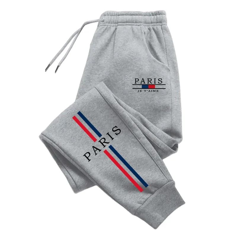 파리 패션 남성용 스웨트 팬츠, 사계절용, 일상복, 캐 - Paris Men'S Fashion 리뷰 및 가격
