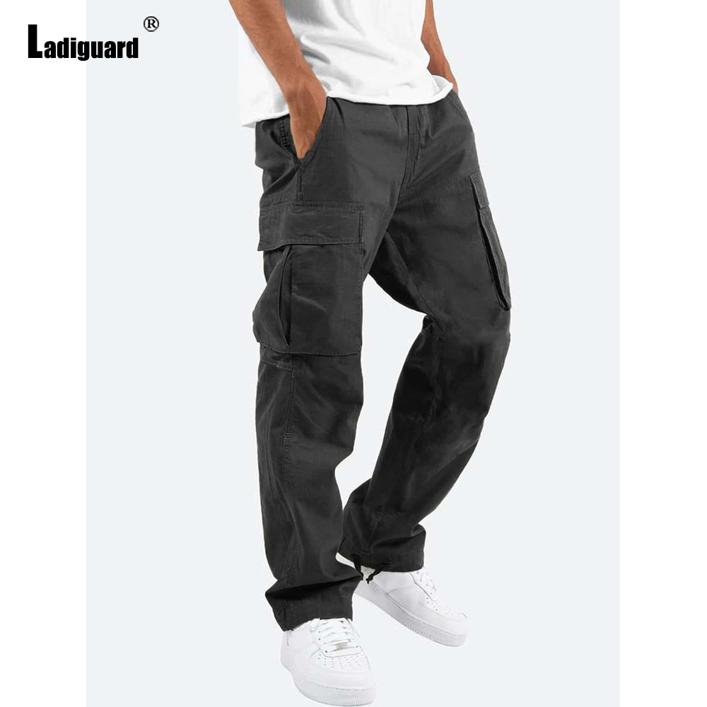 남성용 멀티 포켓 바지, 카고 팬츠, 단색, 보라색,  - Men'S Fashion Khaki Pants 리뷰 및 가격