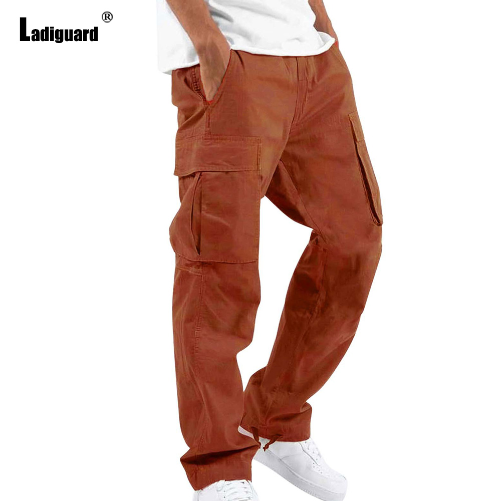 남성용 멀티 포켓 바지, 카고 팬츠, 단색, 보라색,  - Men'S Fashion Khaki Pants 리뷰 및 가격