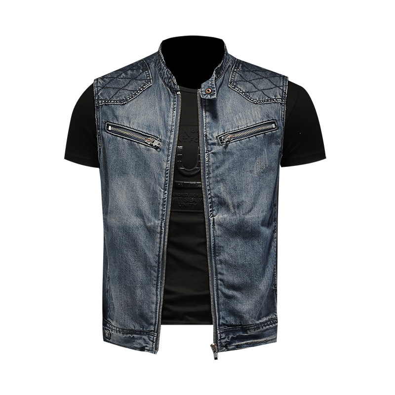 2026 남성 데님 조끼 빈티지 패션 디자인 레트로 민 - Men'S Fashion Vest With Jeans 리뷰 및 가격